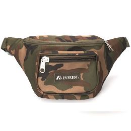 50 Bulk Woodland Camo Waist Pack - Medium