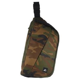 20 Bulk Woodland Camo Daily Sling Bag