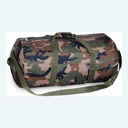 40 Bulk 23-Inch Woodland Camo Duffel