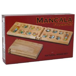 16 Bulk WOOD MANCALA FOLDING SET6