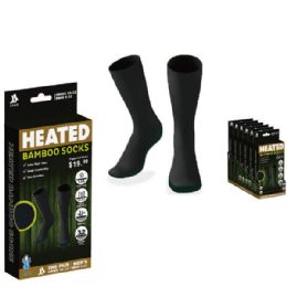 24 Bulk Bamboo Thick Winter Waterproof Socks For Men