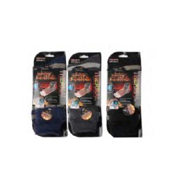 72 Bulk Heat Zone Thermal Insulated Sock Tog Rating With Striped Pattern Size 10 To 13