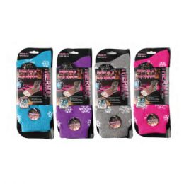 72 Bulk Lady One Pack Heated Sock