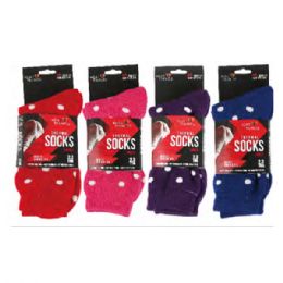 144 Bulk One Pack Lady Heated Sock Ultra Light Socks Are Super Thin
