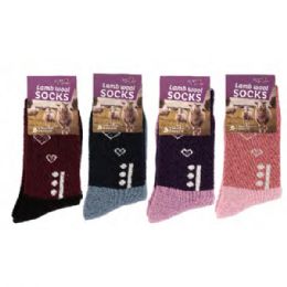 144 Bulk Hiking Trail Cushion Lady Wool Sock