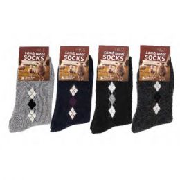 144 Bulk Man Socks Heavy Duty Winter Warm Work 