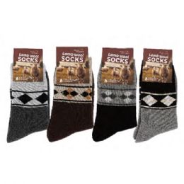 144 Bulk Mens Heavy Work Merino Wool Boot Socks