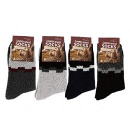 144 Bulk Mens Wool Sock Size 10-13