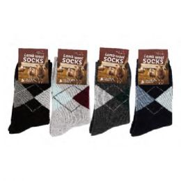 144 Bulk Mens Wool Sock Size 10-13