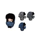 36 Bulk Mens Furry Russian Hat