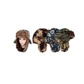 36 Bulk Mens Trapper Hat With Lined Faux Fur, Pull On With Ear Flaps