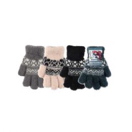 72 Bulk Ladies Touch Winter Stretch Gloves