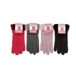 72 Bulk Gloves Women' S Winter Short Wrist Thermal Warm Autumn