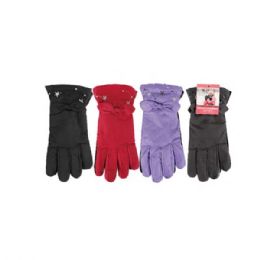 72 Bulk Gloves Women' S Winter Short Wrist Thermal Warm Autumn