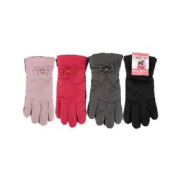 72 Bulk Gloves Women' S Winter Short Wrist Thermal Warm Autumn