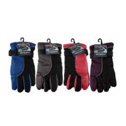 72 Bulk Winter Ski Gloves Kids Children Thicken Warm Snowboard Skating Cycling Mittens