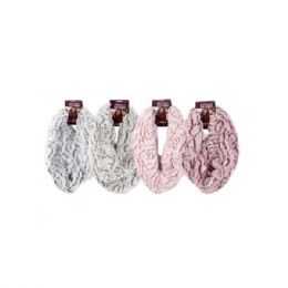 72 Bulk Ladies Chenille Infinity Scarf