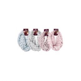 72 Bulk Ladies Chenille Infinity Scarf