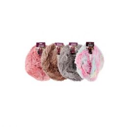 72 Bulk Ladies Furry Infinity Scarf