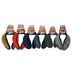 144 Bulk New Gear Winter Wear Shot Plush Earmuff With Assorted Colors