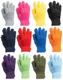 12 Bulk Yacht And Smith Unisex Winter Gloves In Assorted Bright Colors