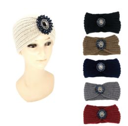 72 Bulk Winter Headbands For Women Knitted Ear Warmer Headband Crochet Twist Head Wraps