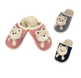 36 Bulk Cute Animal Slippers Warm Winter Slippers Soft Fleece Plush House Slippers