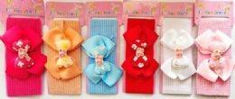 72 Bulk Baby Hair Band Assorted Colors