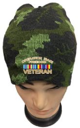 48 Bulk Operation Iraqi Freedom Veteran Camo Winter Beanie