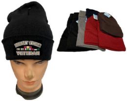 48 Bulk Desert Storm Veteran Mix Color Winter Beanie