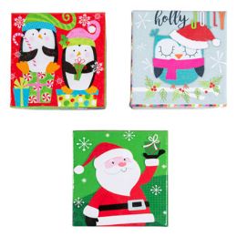 24 Bulk Stocking Striped Burlap/canvas4ast 8x17.5in Xmas Ht/jhook