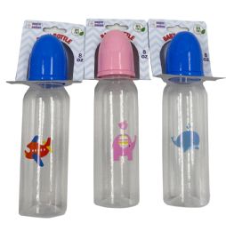 48 Bulk Simply For Babies Baby Bottle 8 Oz Assorted Designs