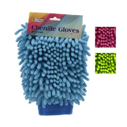 48 Bulk Ezduzzit Chenille Gloves 8.25 X 6 in