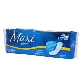 48 Bulk Lotus Maxi Super Power Without Wing 10 Pc Day Use