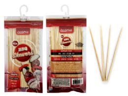 96 Bulk 100pc Bamboo Skewers 6 Inches Long