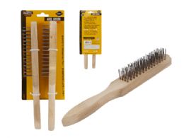 72 Bulk 2pc Wire Brushes 0.98 Inches W X 9.84 Inches L