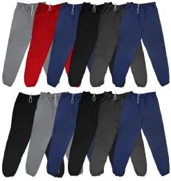 24 Bulk Men's Gildan Sweatpants Assorted Sizes And Colors