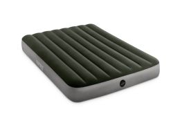 3 Bulk Intex Prestige Durabeam Downy Full Air Bed With Battery Pump, Green