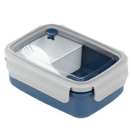 12 Bulk Home Basics Airtight Rectangle Lunch Box, (30 Oz)