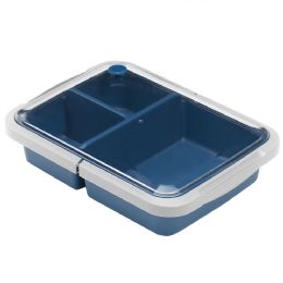 12 Bulk Home Basics Airtight 3 Compartment Lunch Box, (50 Oz)
