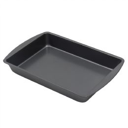 12 Bulk Bakergcos Secret Essentials Small 13-Inch X 9-Inch NoN-Stick Steel Roaster Pan