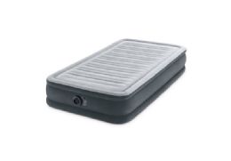 3 Bulk Intex DurA-Beam Comfort Plush Twin Air Bed, Grey