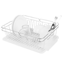 12 Bulk Home Basics Twist Dish Rack With Clear Draining Board