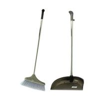 24 Bulk Broom Set With Black And Gray Mix