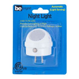 24 Bulk Night Light Dome Shape Automatic LighT-Sensing/be Bright Blc120v/0.3w Led