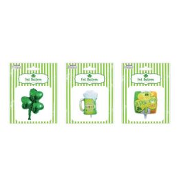 48 Bulk St Pat Balloon 3ast Foil12.2-20.47in Pb/insertstraw For Inflating