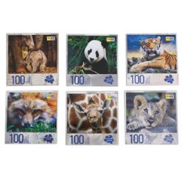 18 Bulk Puzzle 100pc 8x10 Photographic 6 Assorted Childrens Collection