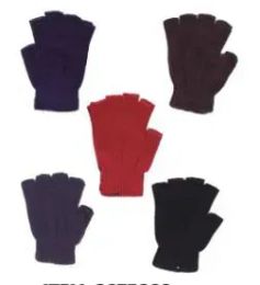 72 Bulk Assorted Winter Gloves Fingerless