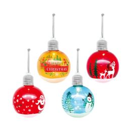 48 Bulk Christmas Led Ball Ornaments Assorted