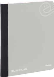 48 Bulk Composition Book C/r 100 Ct. Grey